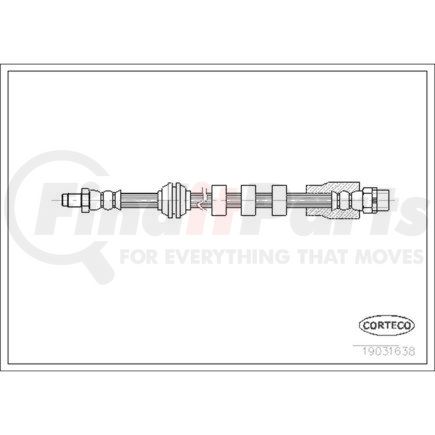 19031638 by CORTECO - Brake Hydraulic Hose