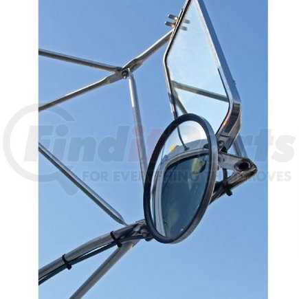 10501 by CHAM-CAL - Open Road 5" Convex Mirror, Stainless Steel