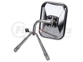 50301 by CHAM-CAL - Open Road 7 1/2"x 10 1/2" Medium Duty Tripod Mirror Assembly, Stainless Steel