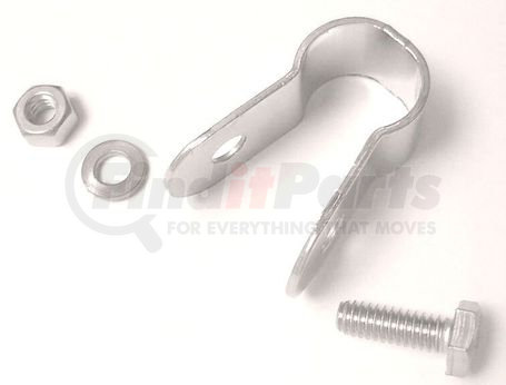 70921 by CHAM-CAL - Open Road Clamp, 5/8" Tube, 1/4" Holes, Stainless Steel