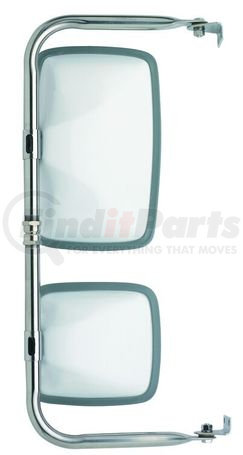 40404 by CHAM-CAL - Open Road Step Van Mirror Assembly, Painted White
