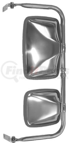 40401 by CHAM-CAL - Open Road Step Van Mirror Assembly, Stainless Steel