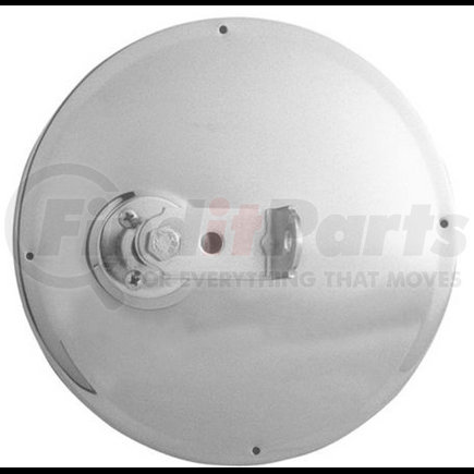 12701 by CHAM-CAL - Open Road 7 1/2" Convex Mirror, Offset Stud, Stainless Steel