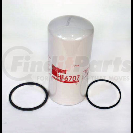 HF6707 by FLEETGUARD - Hydraulic Filter - 10.71 in. Height, 5.08 in. OD (Largest), Spin-On