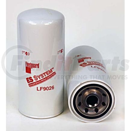 LF9026 by FLEETGUARD - Engine Oil Filter - 12.19 in. Height, 5.34 in. (Largest OD), Engine Support ES9026