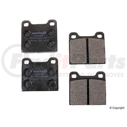 Mintex D 102 MTX Disc Brake Pad for VOLVO