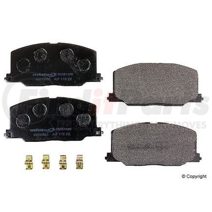 Mintex D 1129 MTX Disc Brake Pad for TOYOTA
