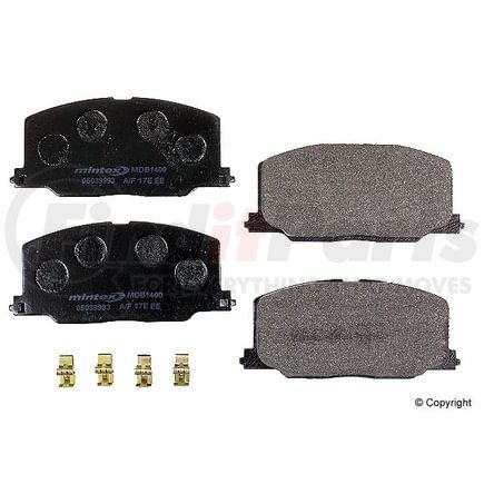 D 1129 MTX by MINTEX - Disc Brake Pad for TOYOTA
