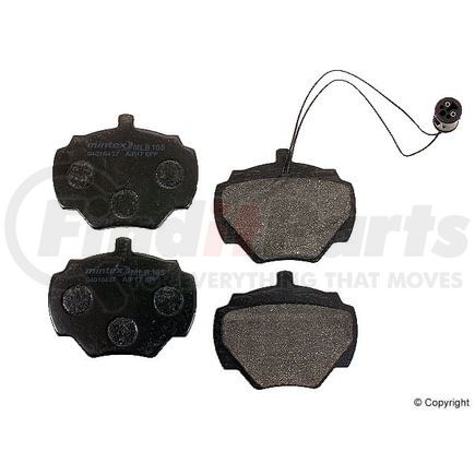 Mintex D 1285 MTX Disc Brake Pad for LAND ROVER