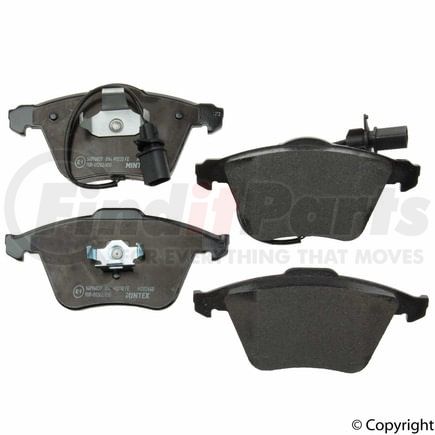 MDB2648 by MINTEX - Disc Brake Pad for VOLKSWAGEN WATER