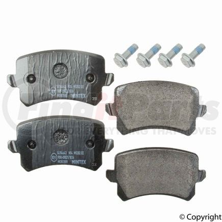 MDB2888 by MINTEX - Disc Brake Pad for VOLKSWAGEN WATER