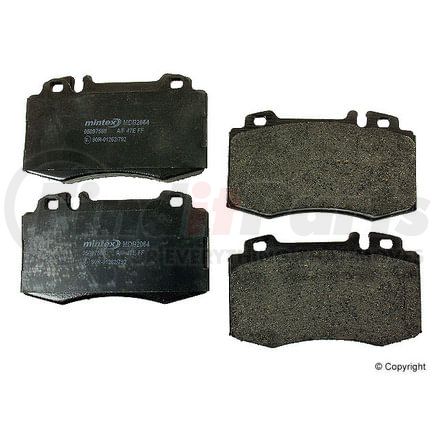 Mintex D 2009 MTX Disc Brake Pad for MERCEDES BENZ