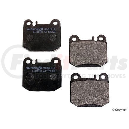 Mintex D 2010 MTX Disc Brake Pad for MERCEDES BENZ