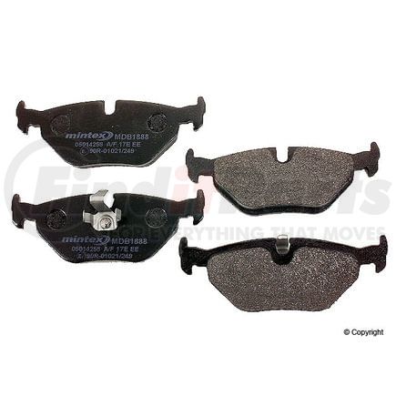 Mintex D 4501 MTX Disc Brake Pad for BMW
