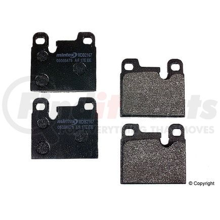 Mintex D 569 MTX Disc Brake Pad for PORSCHE