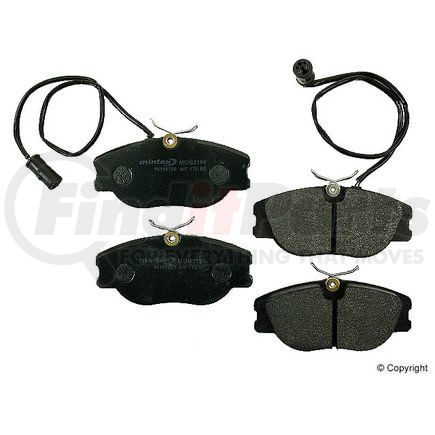 Mintex D 590 MTX Disc Brake Pad for ALFA ROMEO