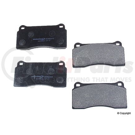 D 810 MTX by MINTEX - Disc Brake Pad for JAGUAR