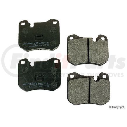 Mintex D 209 MTX Disc Brake Pad for PORSCHE