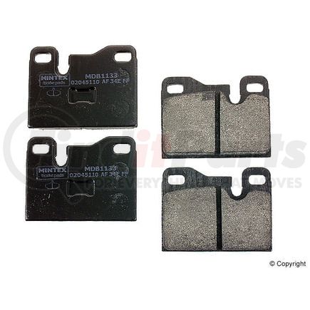 Mintex D 210 MTX Disc Brake Pad for PORSCHE