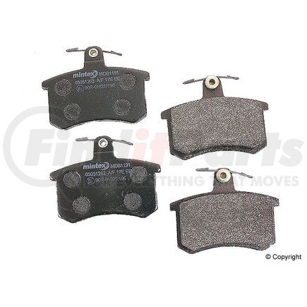 Mintex D 363 MTX Disc Brake Pad for VOLKSWAGEN WATER