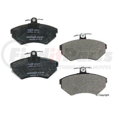 Mintex D 371 MTX Disc Brake Pad for VOLKSWAGEN WATER