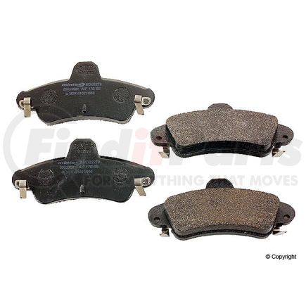 Mintex D 9661 MTX Disc Brake Pad for MERCURY
