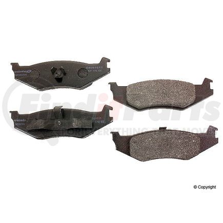 D 9782 MTX by MINTEX - Disc Brake Pad for DODGE