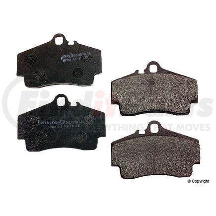 Mintex D 996 MTX Disc Brake Pad for PORSCHE