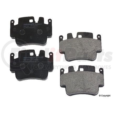 Mintex D 997 MTX Disc Brake Pad for PORSCHE