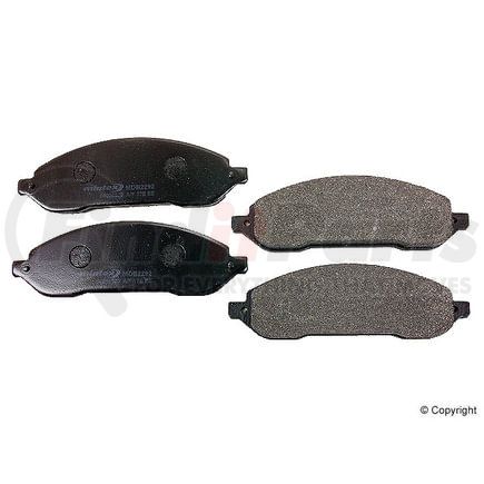 D 91022 MTX by MINTEX - Disc Brake Pad for FORD