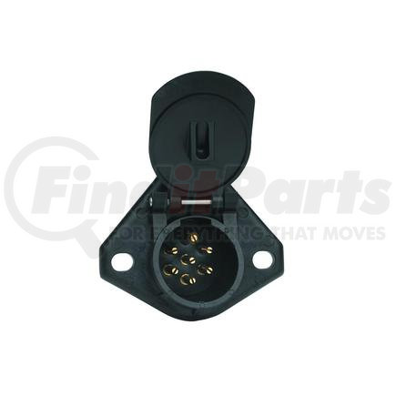 16-724-1 by PHILLIPS INDUSTRIES - Trailer Receptacle Socket - 2-Hole, Bullet Termination, Split Pin