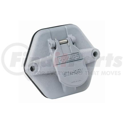 16-760-1 by PHILLIPS INDUSTRIES - Trailer Receptacle Socket - 7-Way, Split Pin, without Circuit Breakers, without Nosebox