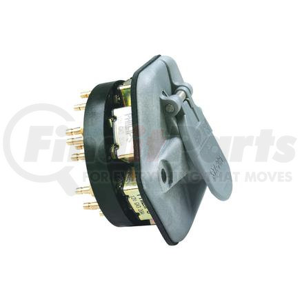 16-7622-28-1 by PHILLIPS INDUSTRIES - Trailer Receptacle Socket - 7-Way, 28-Pin, Solid, 20 AMP Circuit Breakers