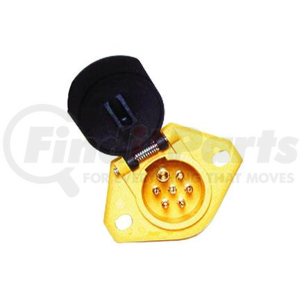 16-822-1 by PHILLIPS INDUSTRIES - Trailer Receptacle Socket - 2-Hole, Ring Termination, Iso Socket