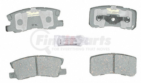 ATD868C by RAYBESTOS - Brake Parts Inc Raybestos AT Overstock Ceramic Disc Brake Pad Set