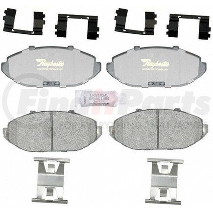 ATD748M by RAYBESTOS - Brake Parts Inc Raybestos AT Overstock Metallic Disc Brake Pad Set