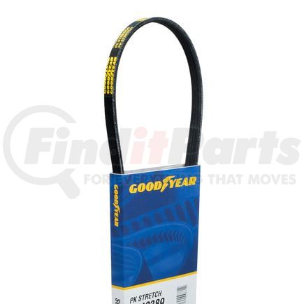 S030309 by GOODYEAR - Serpentine Belt - Stretch Belt Multi V-Belt, 30.9 in. Effective Length, Nylon