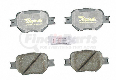 ATD817C by RAYBESTOS - Brake Parts Inc Raybestos AT Overstock Ceramic Disc Brake Pad Set