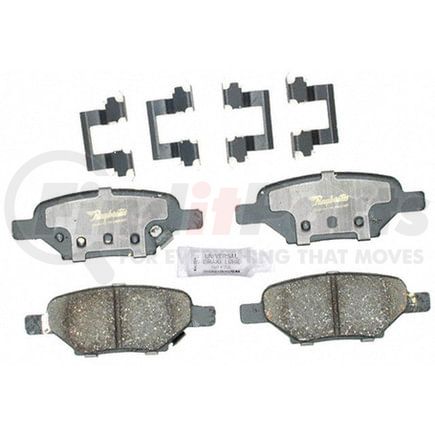 Raybestos ATD1033C Disc Brake Pad Set Brake Parts Inc Raybestos AT Overstock Ceramic Disc Brake Pad Set