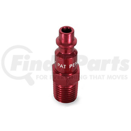 A73440D-X by LEGACY MFG. CO. - ColorConnex Type D, 1/4" body, 1/4" MNPT plug, Red Anodized