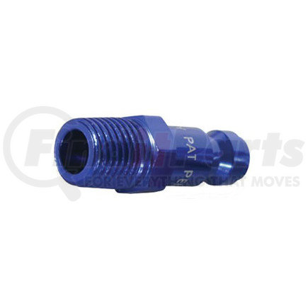 A72440C-X by LEGACY MFG. CO. - ColorConnex Type C, 1/4" body, 1/4" MNPT plug, Blue Anodized