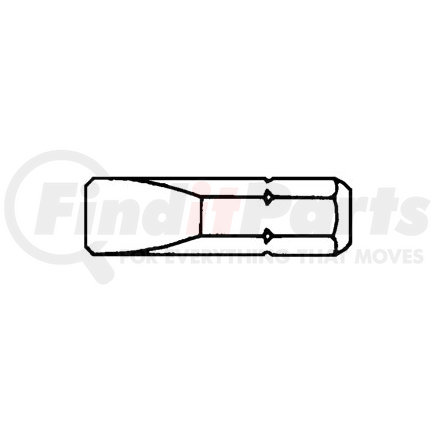 25440 by LISLE - 9/32in. Slotted 1/4in. Hex Screwdriver Bit