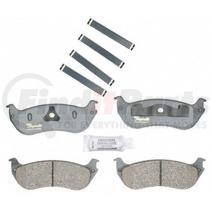 ATD881C by RAYBESTOS - Brake Parts Inc Raybestos AT Overstock Ceramic Disc Brake Pad Set