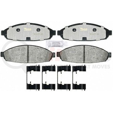 ATD931M by RAYBESTOS - Brake Parts Inc Raybestos AT Overstock Metallic Disc Brake Pad Set