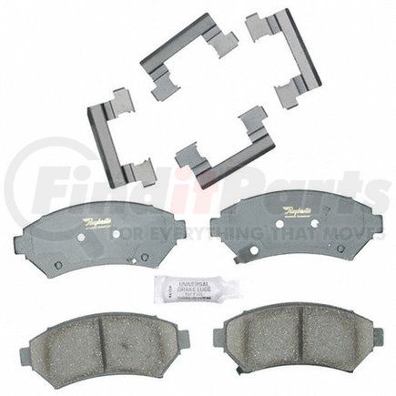 ATD699C by RAYBESTOS - Brake Parts Inc Raybestos AT Overstock Ceramic Disc Brake Pad Set