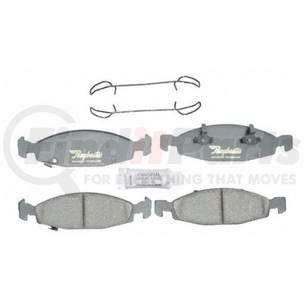 Raybestos ATD790C Disc Brake Pad Set Brake Parts Inc Raybestos AT Overstock Ceramic Disc Brake Pad Set