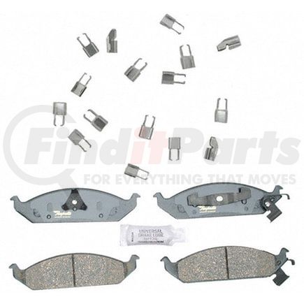 ATD650C by RAYBESTOS - Brake Parts Inc Raybestos AT Overstock Ceramic Disc Brake Pad Set