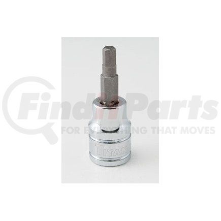 15656 by TITAN - Hex Bit Socket, 3/8" Drive, 3/16", Chrome