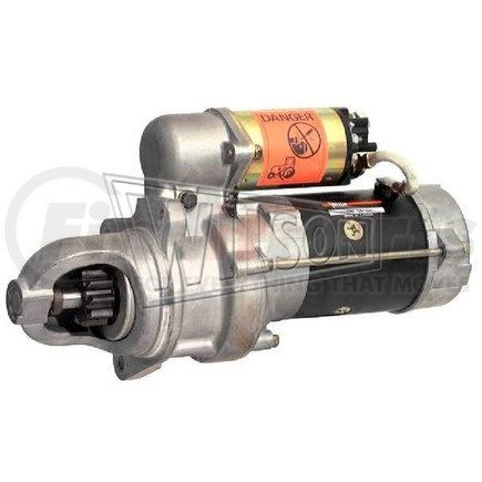 91-01-4375N by WILSON HD ROTATING ELECT - 28MT Series Starter Motor - 12v, Off Set Gear Reduction