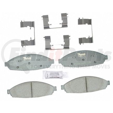 ATD931C by RAYBESTOS - Brake Parts Inc Raybestos AT Overstock Ceramic Disc Brake Pad Set